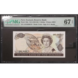 New Zealand, 1 Dollar n.d. (1981-92)