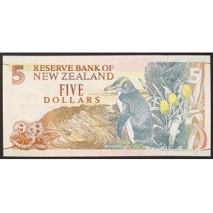 New Zealand, 5 Dollars n.d. (1992-97)
