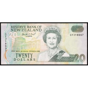 New Zealand, 20 Dollars n.d. (1994)
