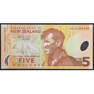 Nuova Zelanda, 5 dollari s.d. (1999)