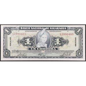Nicaragua, Republic, 1 Cordoba 1959