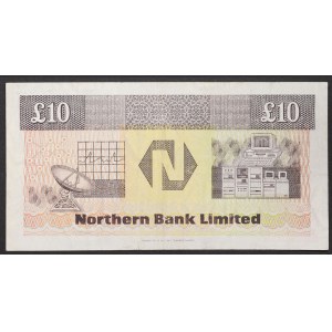 Northern Ireland, Republic, 10 Pounds 24/08/1988