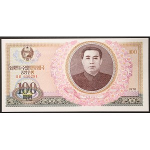 North Korea, Democratic People's Republic, 100 Won 1978