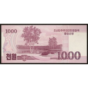 North Korea, Democratic People's Republic, 1.000 Won 2008