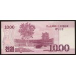 North Korea, Democratic People's Republic, 1.000 Won Specimen 2008