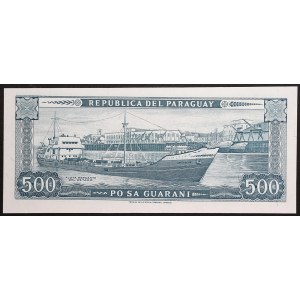 Paraguay, Republic, 500 Guaranies n.d. (1963)