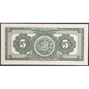 Republika Peru, 5 soli, 18.09.1966 r.