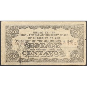 Filipiny, Wspólnota Narodów, 50 centawów, 1942 r.