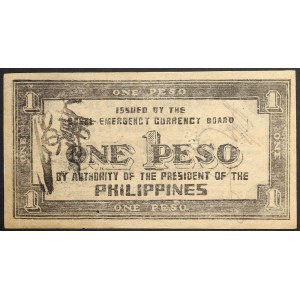 Philippines, Commonwealth, 1 Peso 1943