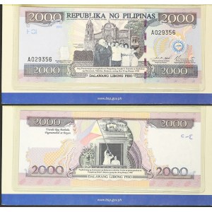 Philippines, Republic, 2.000 Piso 2000