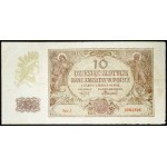 Poland, German Occupation, 10 Zlotych 01/03/1940