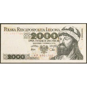 Poland, Republic, 2.000 Zlotych 1979