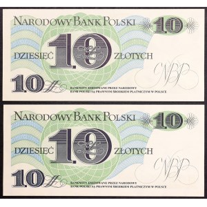 Republik Polen, Los mit 2 Stück à 10 Zloty, 1982