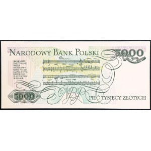 Poland, Republic, 5.000 Zlotych 1982