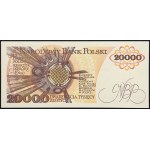 Pologne, République de, 20 000 zlotys, 1989