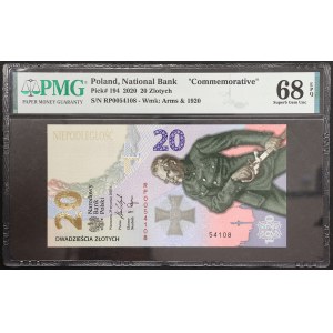 Polská republika, 20 zlotých, 2020