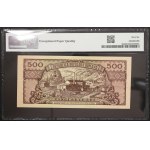 Romania, Republic, 500 Lei 1949