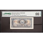 Romania, Republic, 3 Lei 1966
