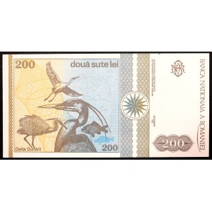 Romania, Republic, 200 Lei 1992