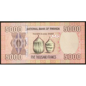 Rwanda, Republic, 5.000 Francs 01/12/2014