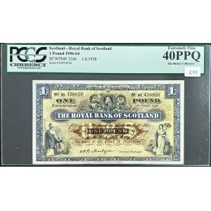 Scotland, 1 Pound 01/08/1958