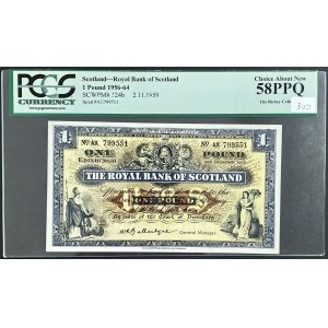 Scotland, 1 Pound 02/11/1959