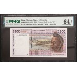 Senegal, Republic, 2.500 Francs n.d. (1992)