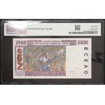 Senegal, Republic, 2.500 Francs n.d. (1992)