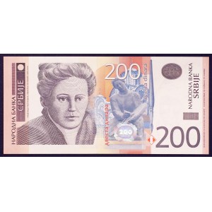Serbia, Republic, 200 Dinara 2013