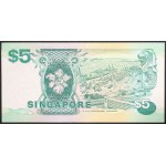 Singapore, 5 Dollars n.d. (1989)