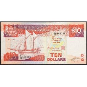 Singapore, 10 Dollars n.d. (1988)