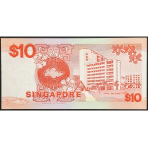 Singapore, 10 Dollars n.d. (1988)