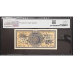 Slovensko, Prvá republika, 5 korún, vzorka bez dátumu (1945)