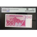 Slovenia, Republic, 500 Tolarjev Replacement TOP POP n.d. (1990)