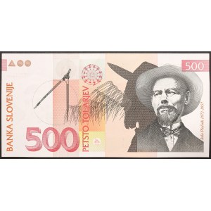 Slovenia, Republic, 500 Tolarjev 15/01/1992