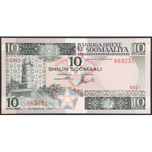 Somalia, Republic, 10 Shillings 1987
