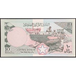 Somalia, Republic, 10 Shillings 1987