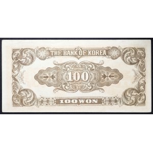 Južná Kórea, Republika, 100 wonov, bez dátumu (1950)