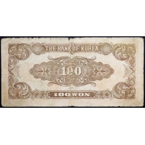 Južná Kórea, republika, 100 wonov, bez dátumu (1950)