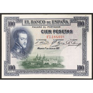 Spain, Kingdom, 100 Pesetas 01/07/1925