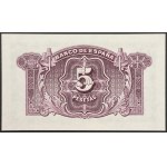Spain, Republic, 5 Pesetas 1935 (1936)