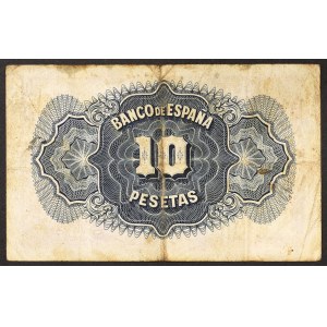 Spain, Republic, 10 Pesetas 1935 (1936)