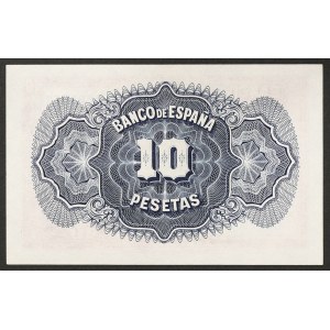 Spain, Republic, 10 Pesetas 1935 (1936)