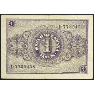 Spain, Republic, 1 Peseta 30/04/1938
