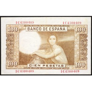 Spain, Kingdom, 100 Pesetas 07/04/1953