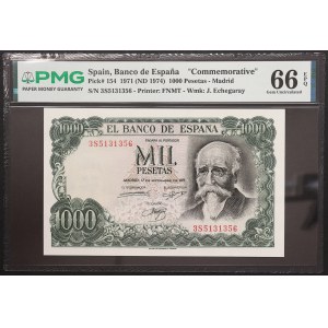 Spain, Kingdom, 1.000 Pesetas 17/9/1971 (1974)