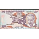 Tanzánia, republika, 20 šilingov, bez dátumu (1985)