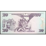 Tanzánia, republika, 20 šilingov, bez dátumu (1985)