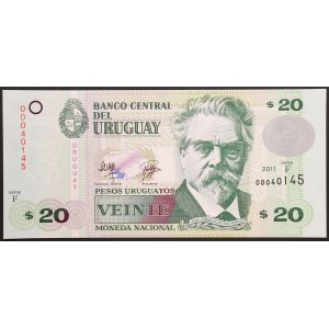 Uruguay, Republic, 20 Pesos 2011