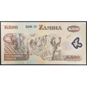 Zambia, Republic, 500 Kwacha 2003